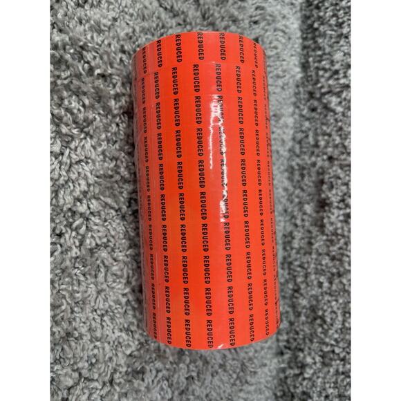 Flourescent Orange With Black Reduced Labels 10 Pack New - Picture 4 of 8